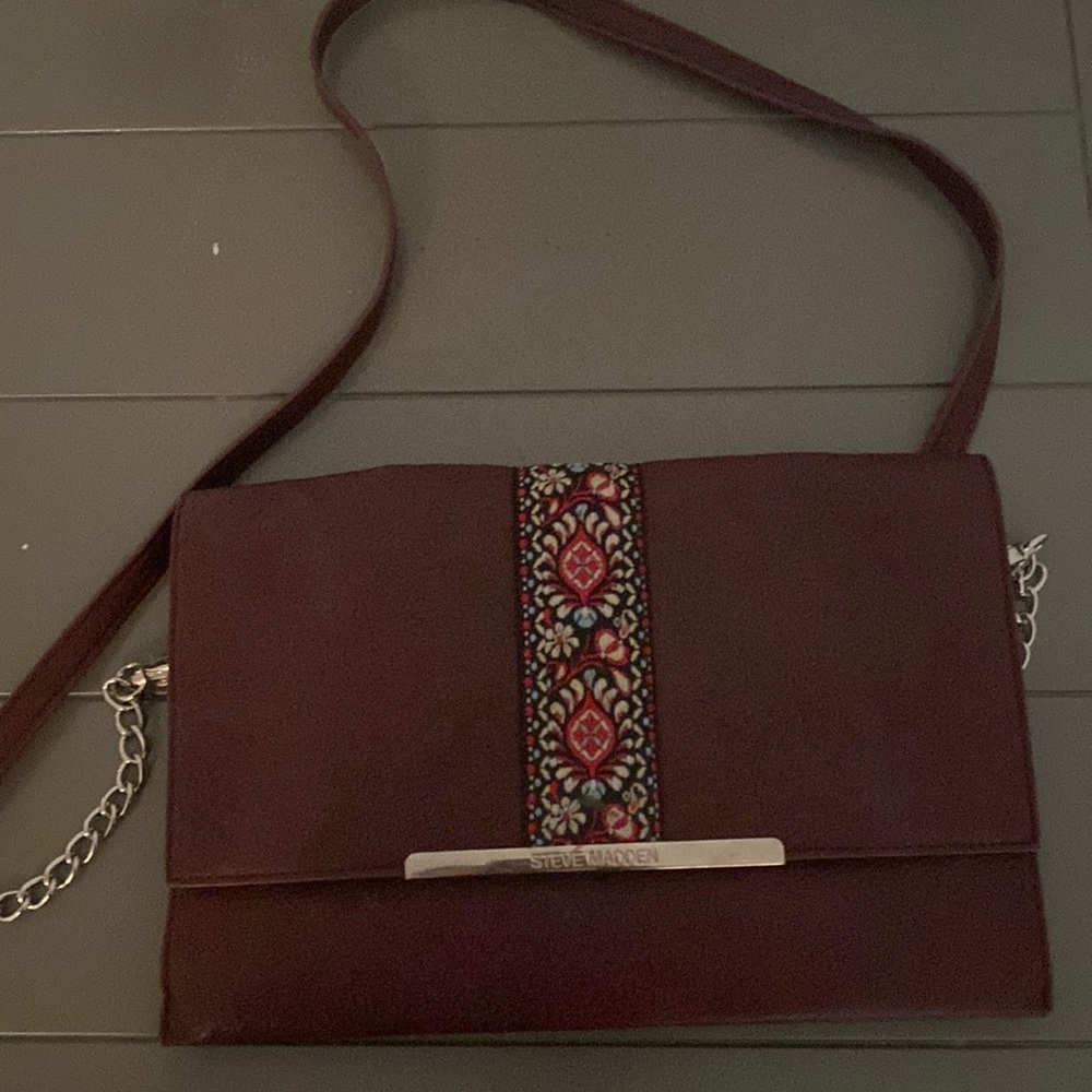 Maroon crossbody